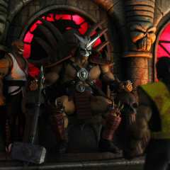 The temple stage SAMA Dioramas 11