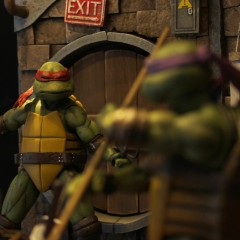 Guarida Cartoon SAMA Dioramas Tortugas Ninja 12