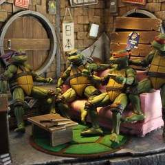 Guarida Cartoon SAMA Dioramas Tortugas Ninja 10