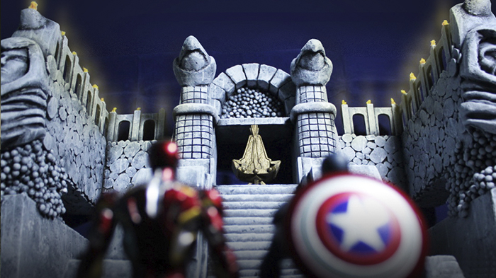 Diorama Templo de la muerte de Thanos | Marvel