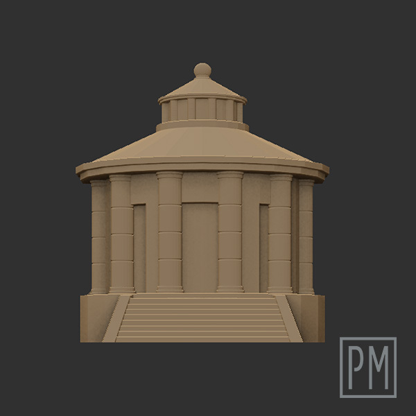 12 Templos del Santurario – Pack STL para Dioramas - Imagen 13