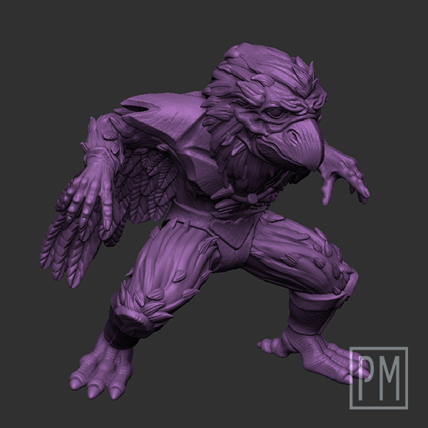 Tengu Warrior - Power Ranger – Pack STL para Dioramas - Imagen 2