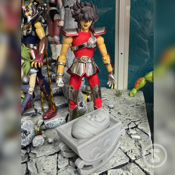 Athenea Baby con cuna – Escala Myth Cloth (STL) - Imagen 10