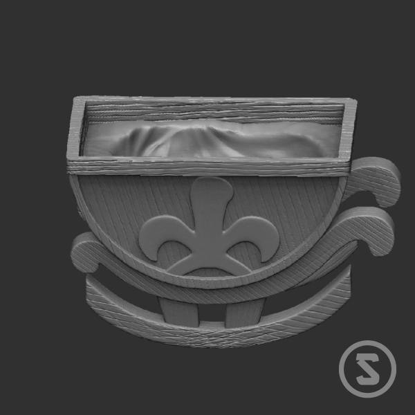 Athenea Baby con cuna – Escala Myth Cloth (STL) - Imagen 5